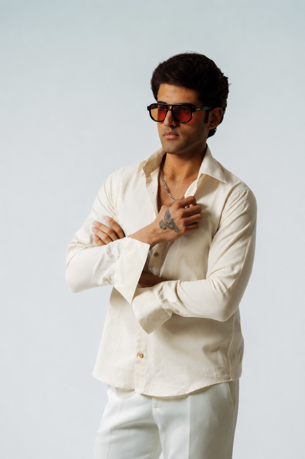 Glacier Boxy Fit Linen Shirt