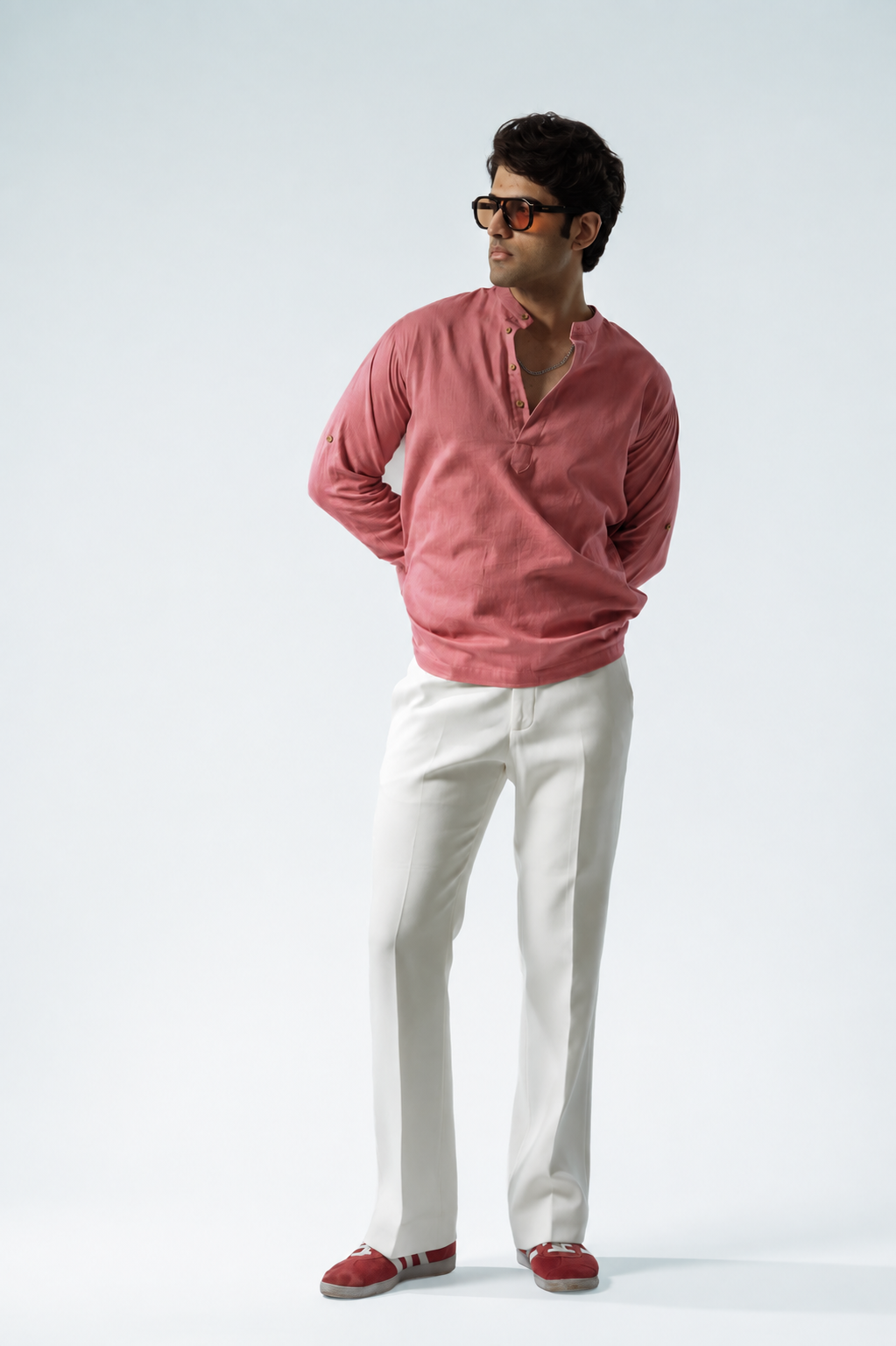 Grove Linen Boxy Fit Popover Shirt