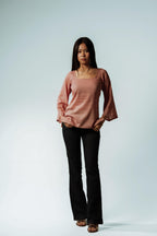 Primrose Bloom Knot Top