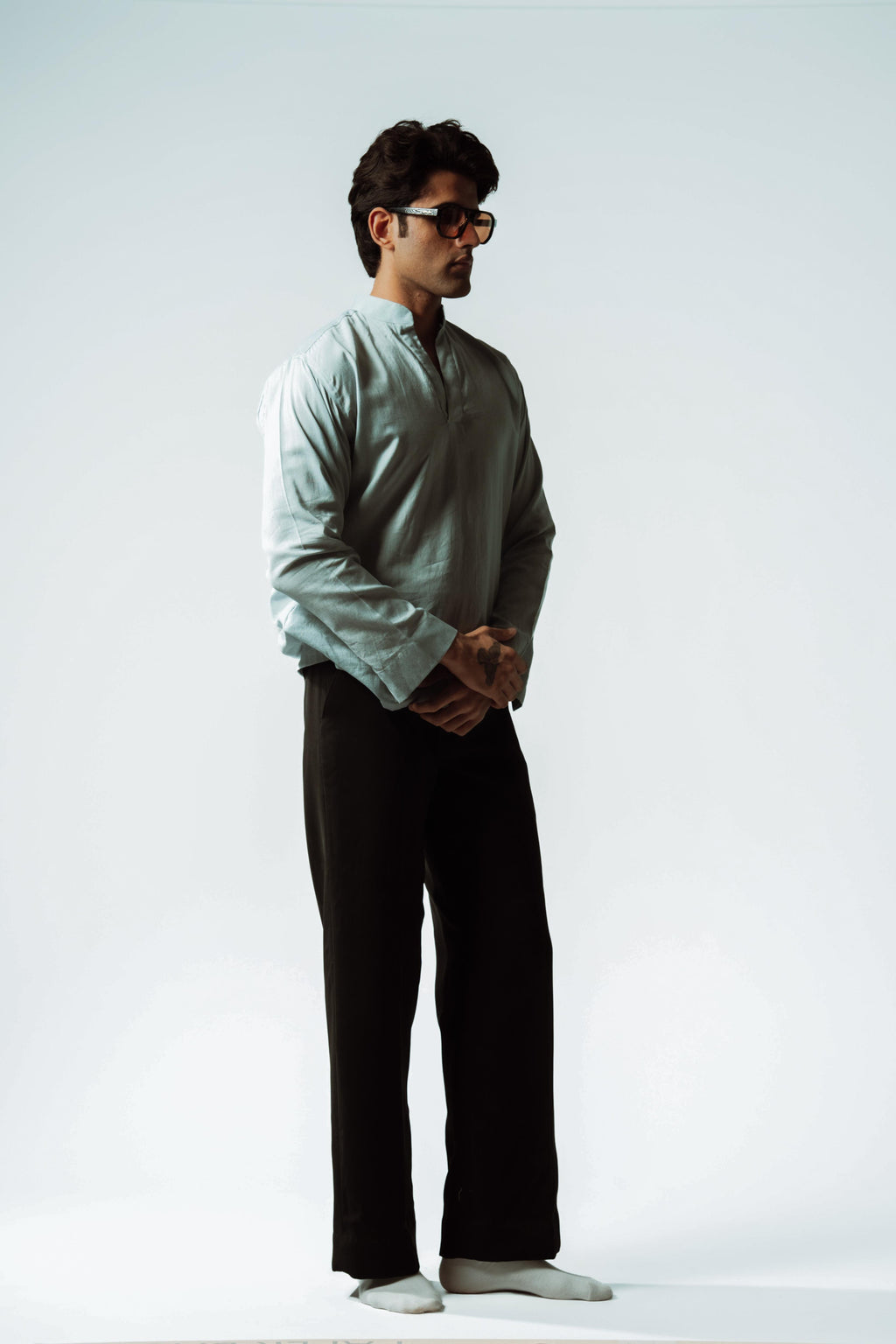 River Linen Boxy Fit Popover Shirt