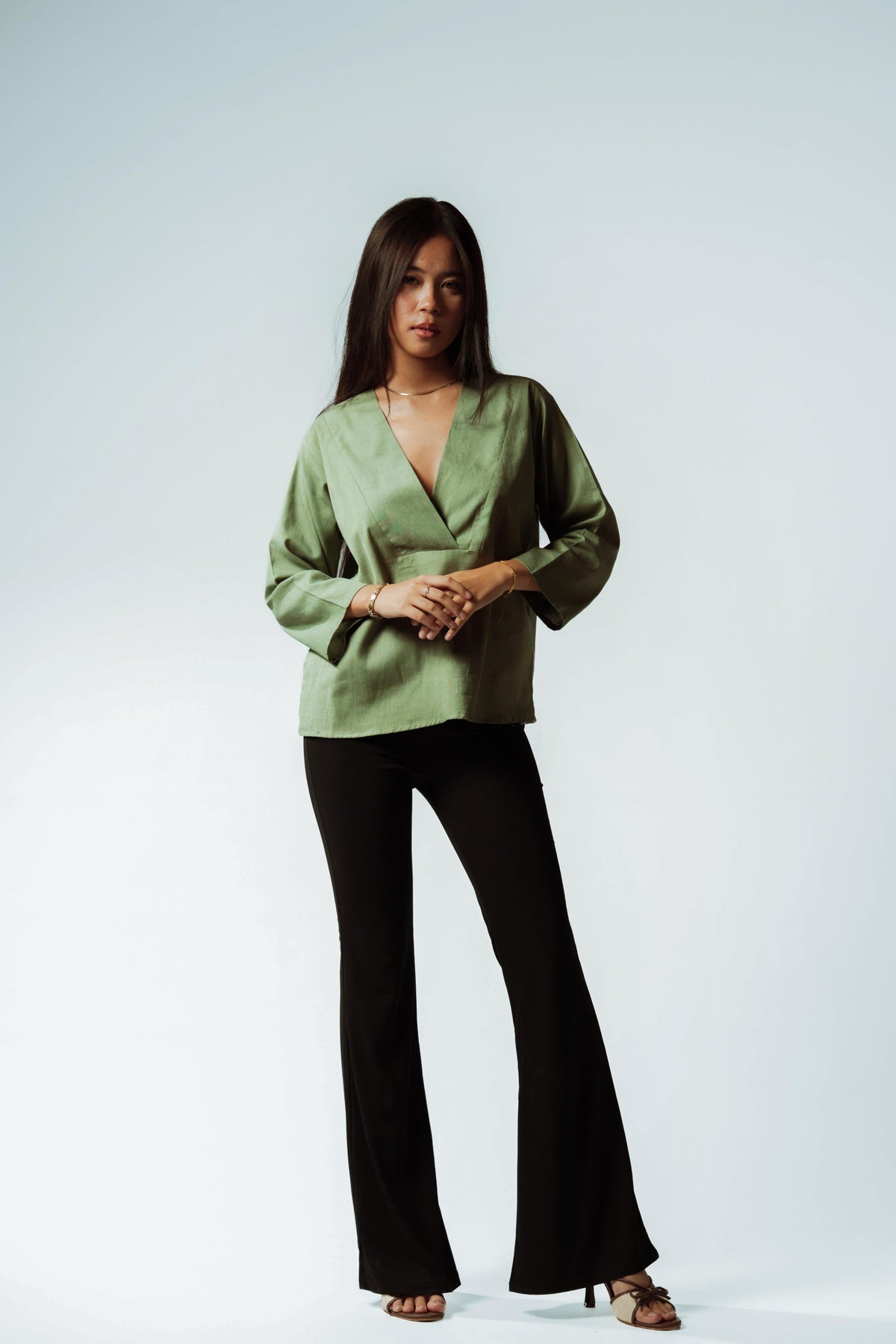 Meadow Sun V-Neck Top
