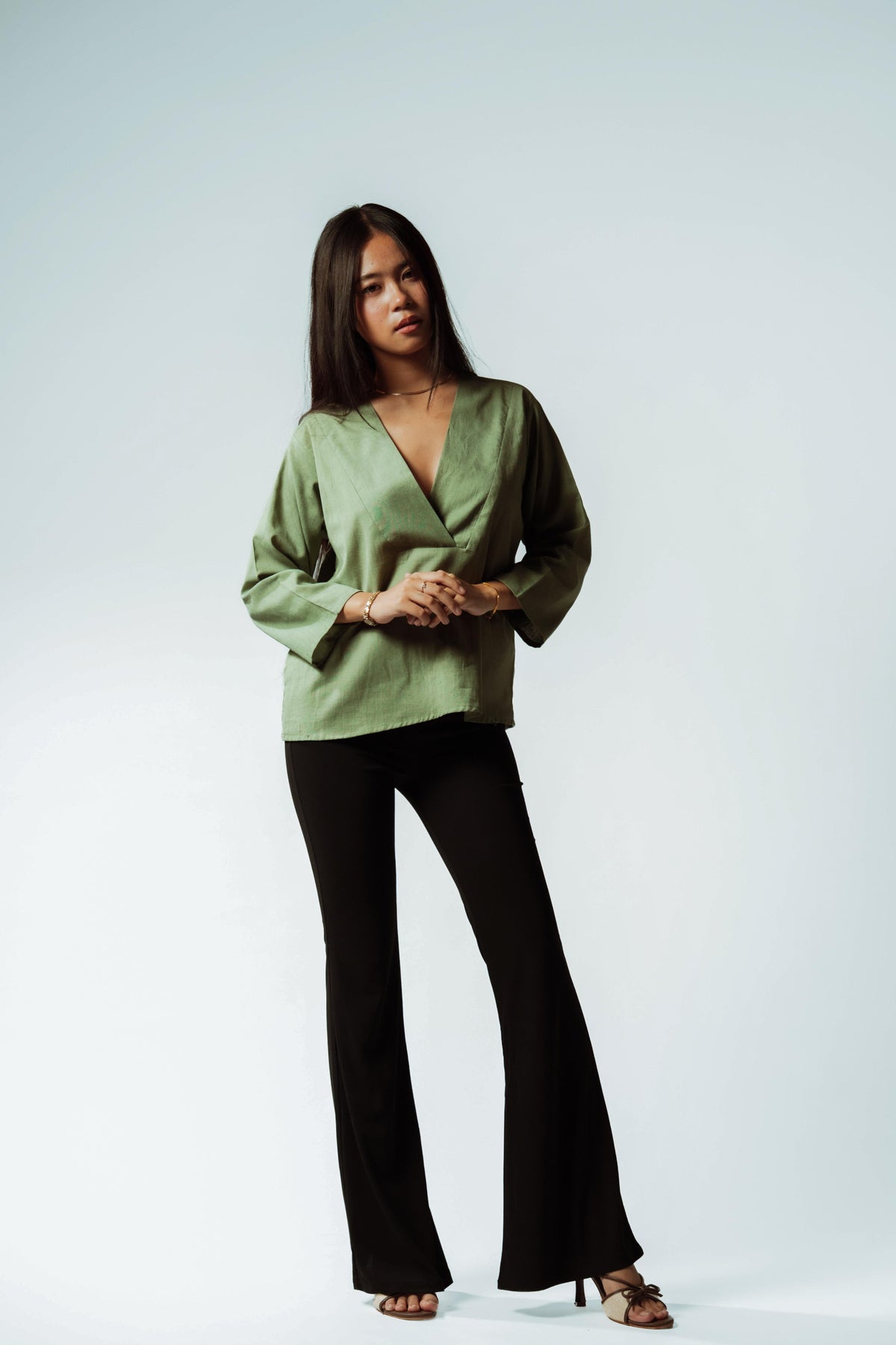Meadow Sun V-Neck Top