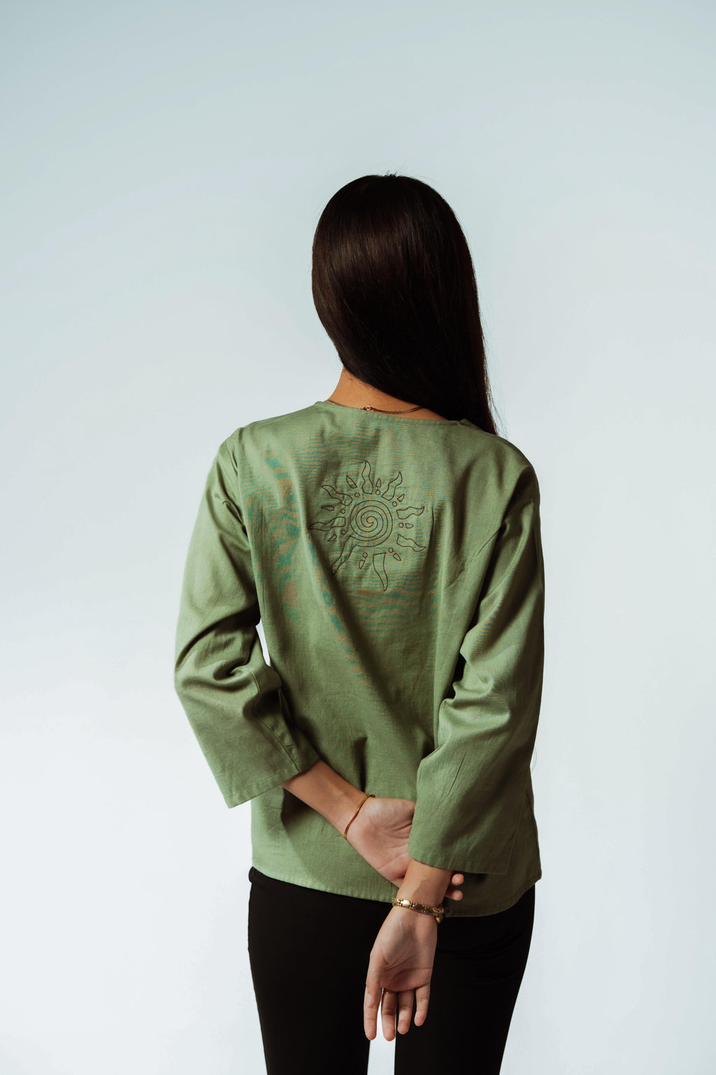 Meadow Sun V-Neck Top