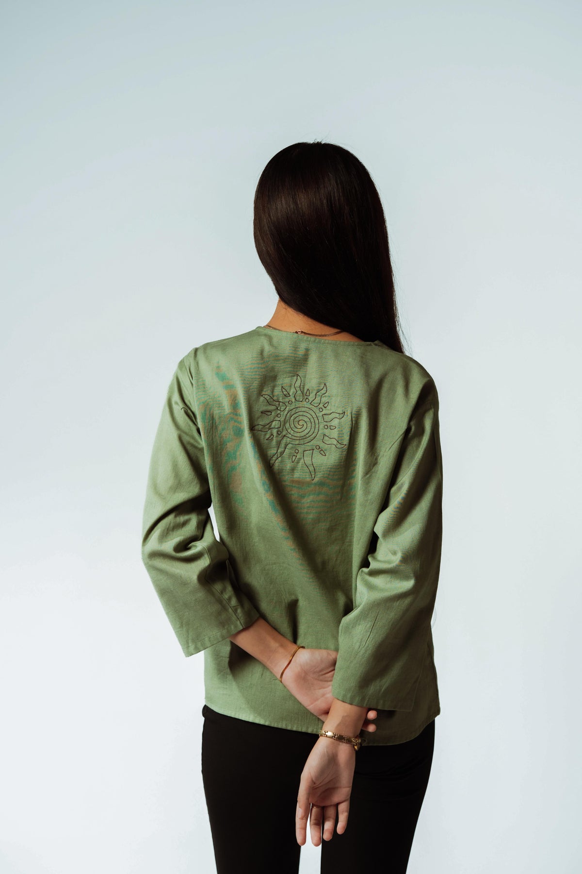 Meadow Sun V-Neck Top