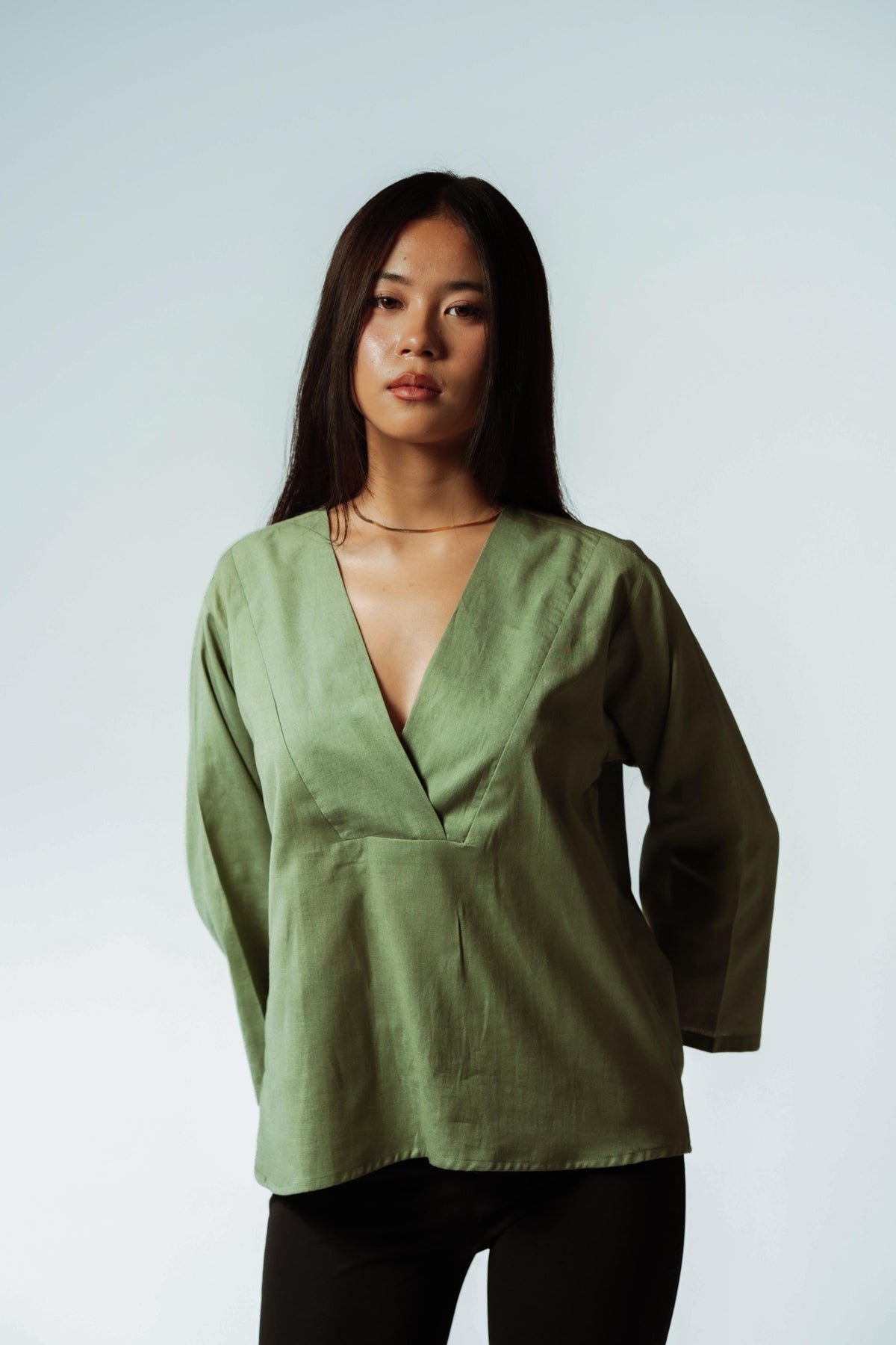 Meadow Sun V-Neck Top