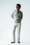 Grove Linen Boxy Fit Popover Shirt