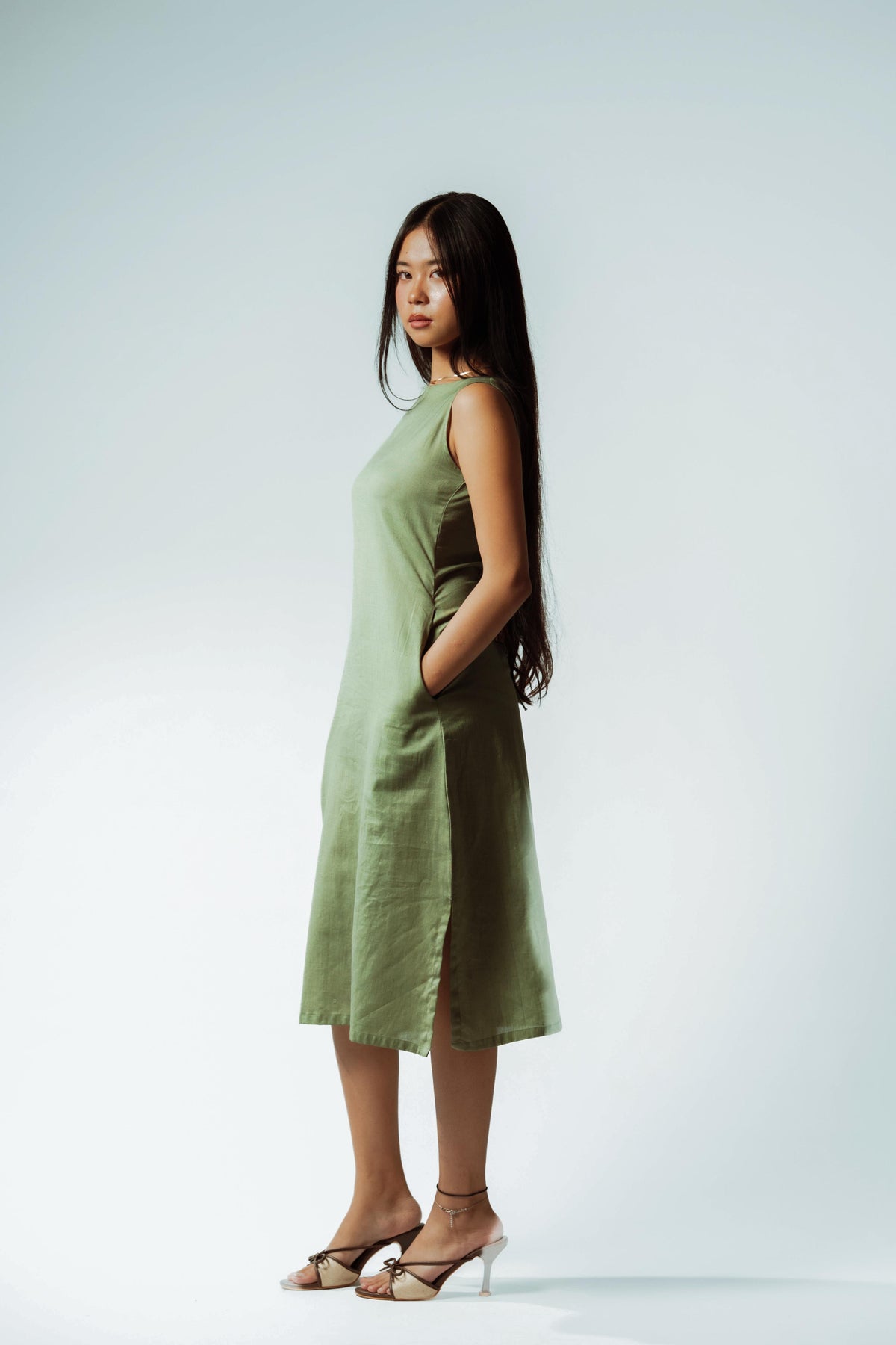 Grassie A-Line Pocket Dress
