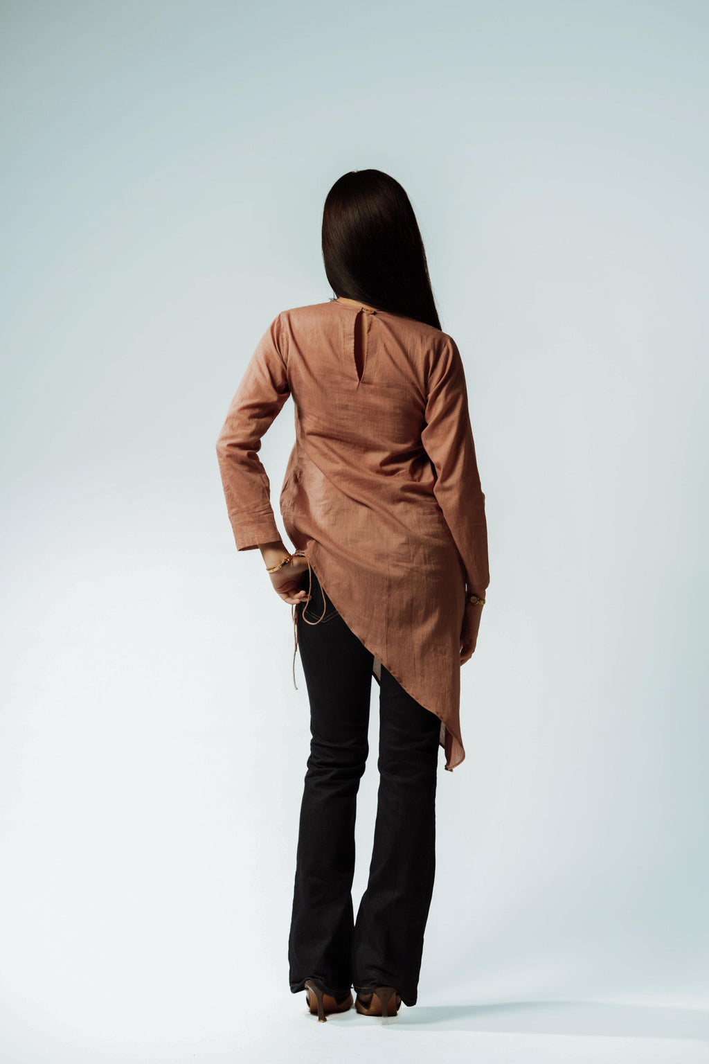 Earthen Bloom Asymmetrical Top