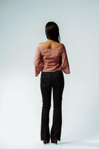 Dune Bloom Knot Top