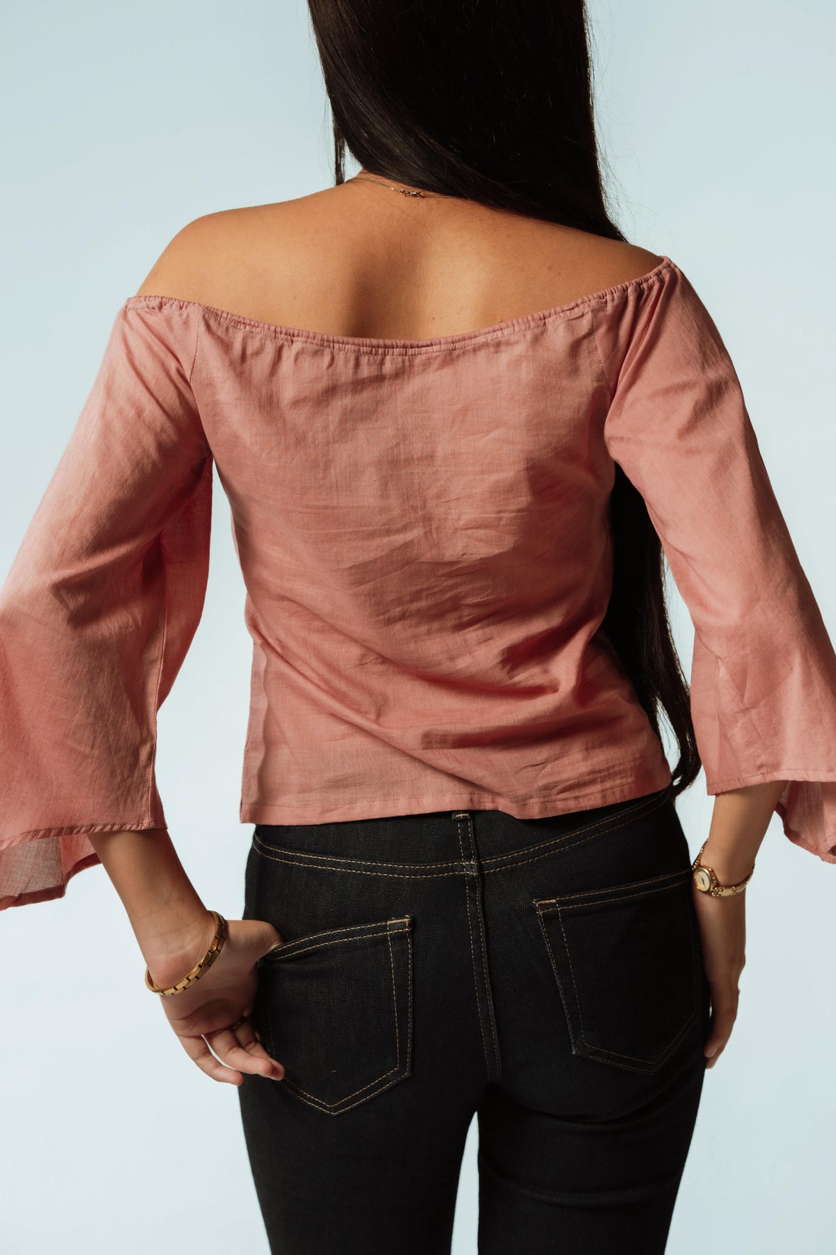 Dune Bloom Knot Top