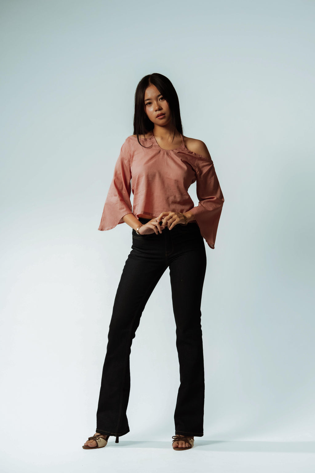Dune Bloom Knot Top