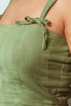 Moss Bow Crop Top