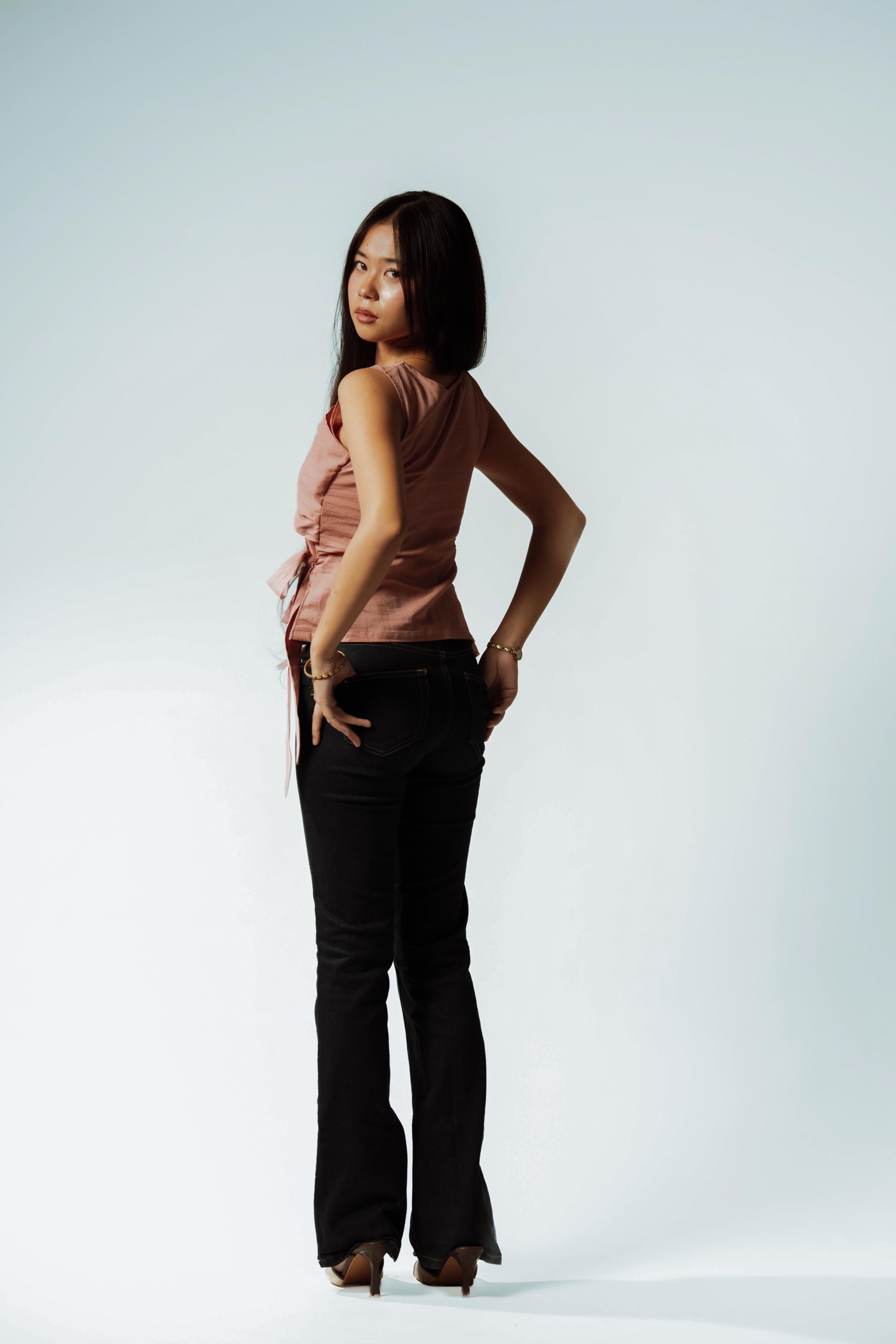 Daisy Drift Side Tie Wrap Top