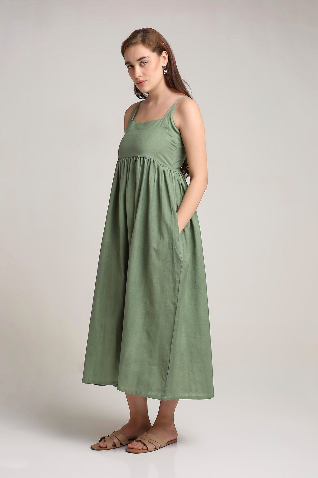 Forest Whisper Maxi Dress
