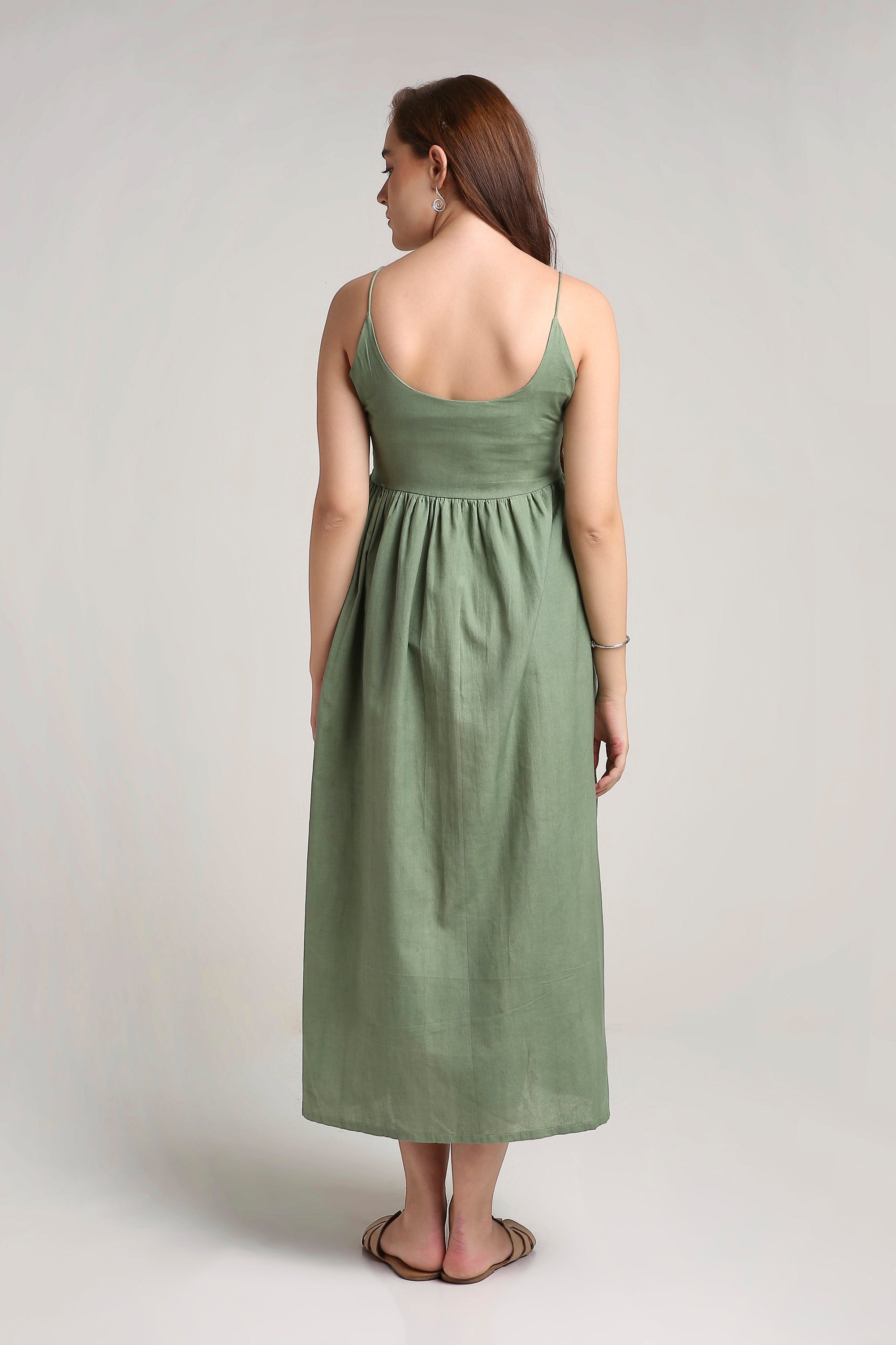 Forest Whisper Maxi Dress
