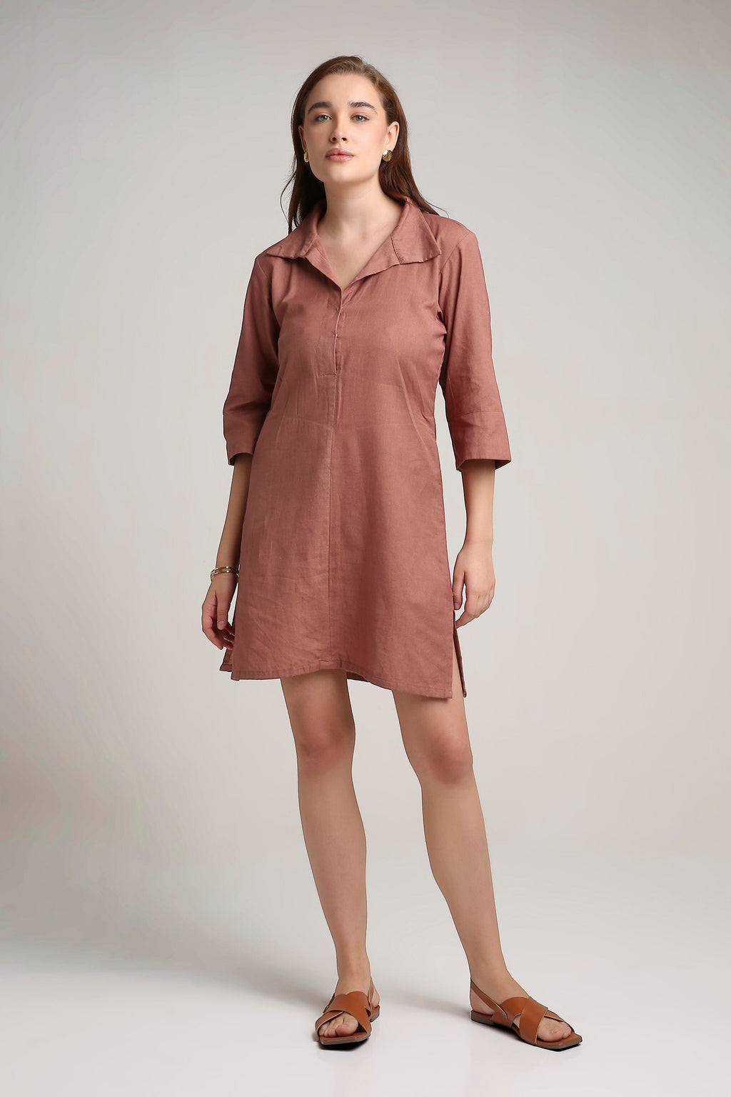 Dusty Sunset Shirt Dress