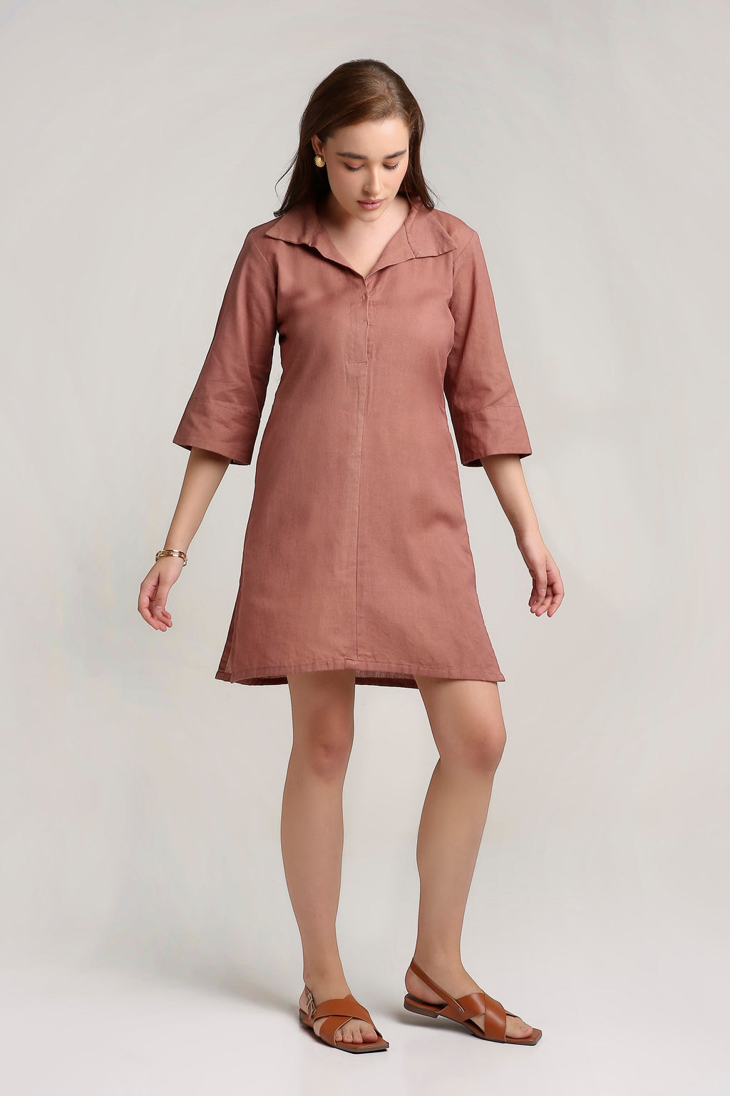 Dusty Sunset Shirt Dress
