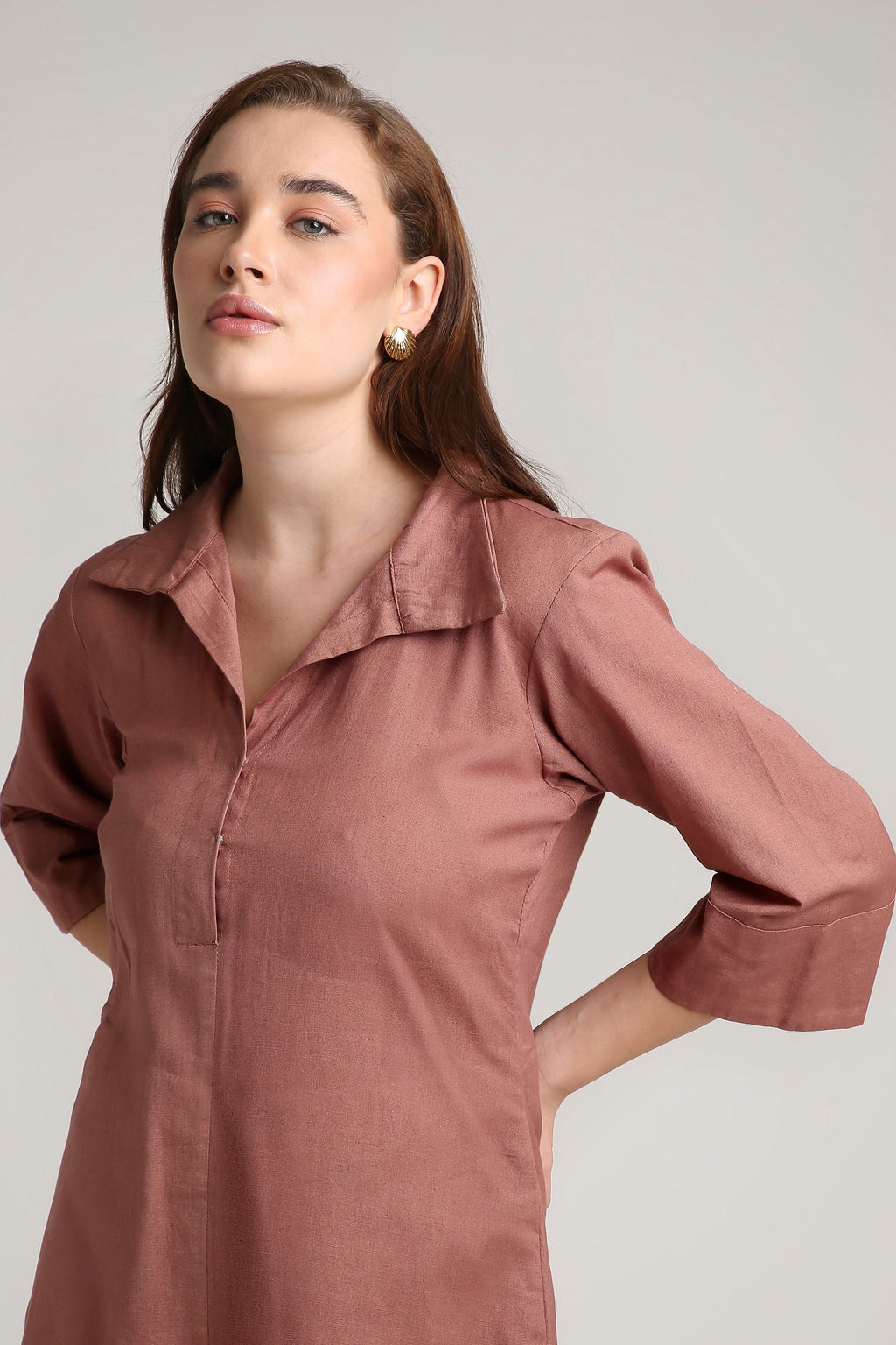 Dusty Sunset Shirt Dress