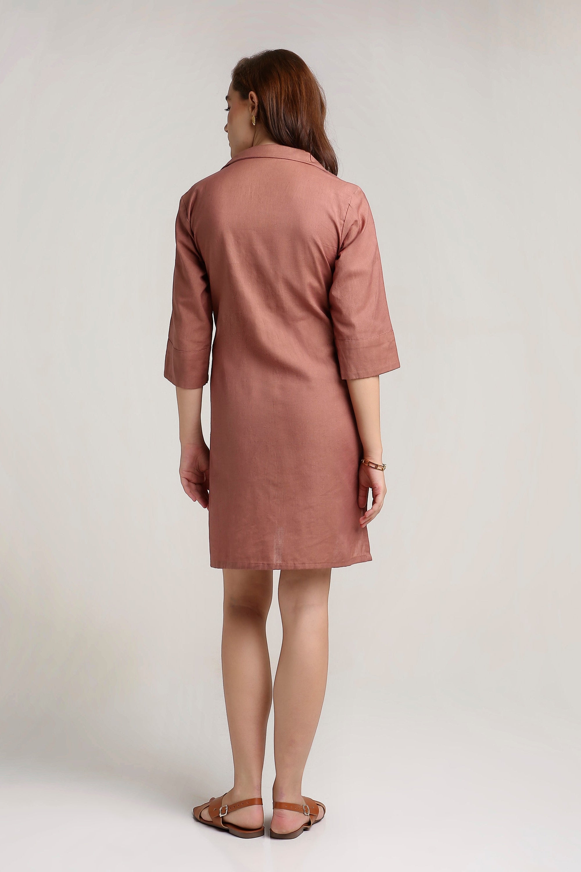 Dusty Sunset Shirt Dress
