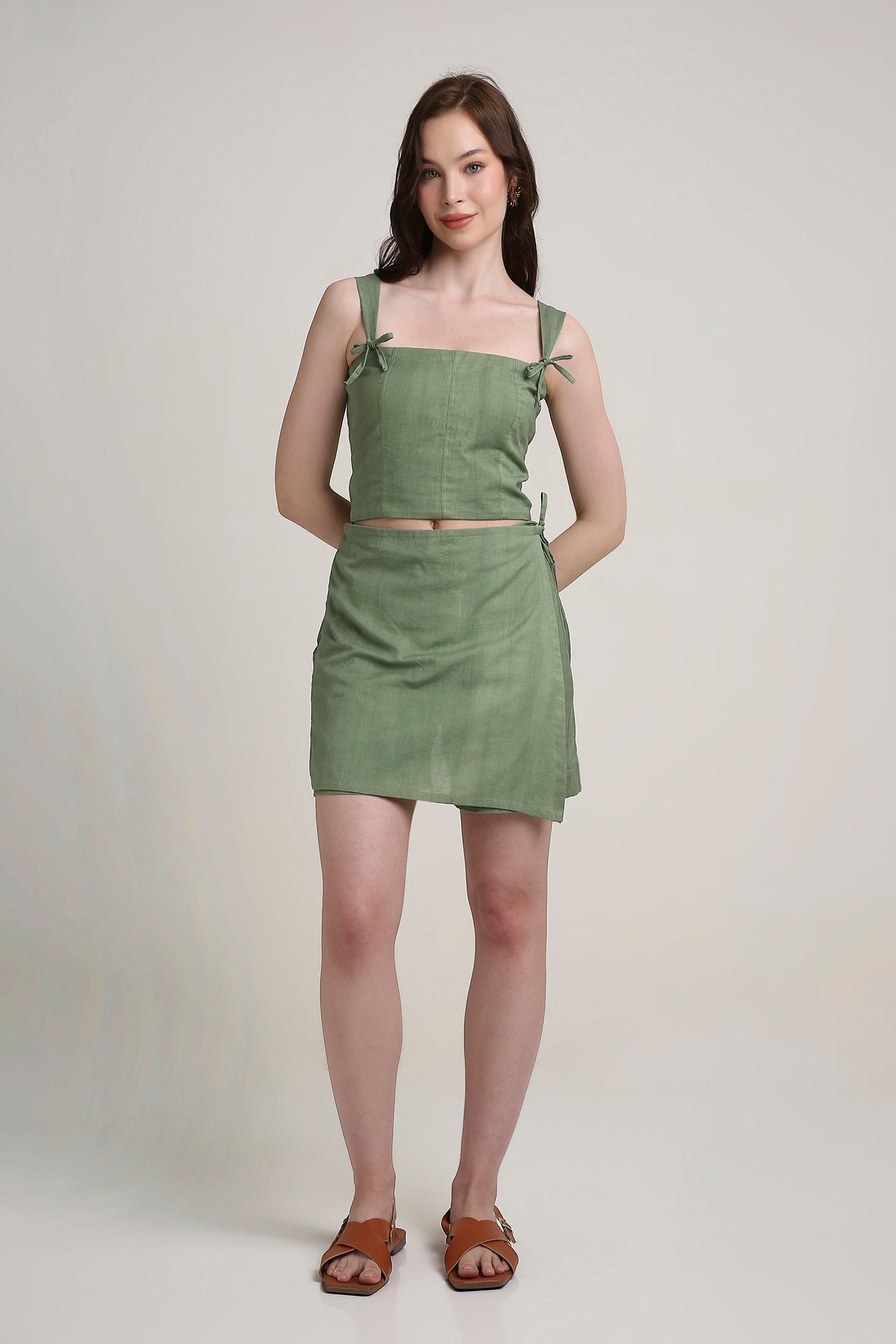 Wild Sage Wrap Skirt