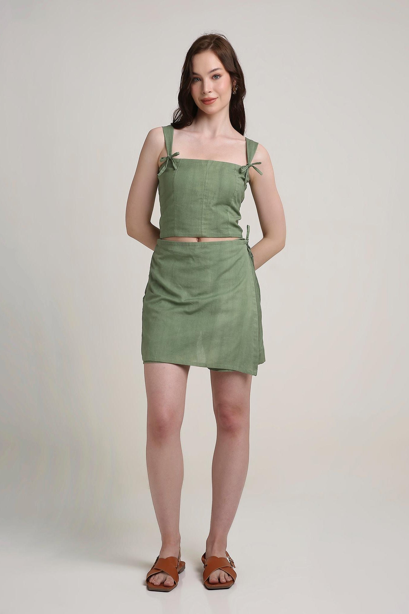Wild Sage Wrap Skirt