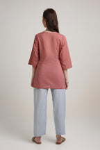 Canyon Rose Tunic Top