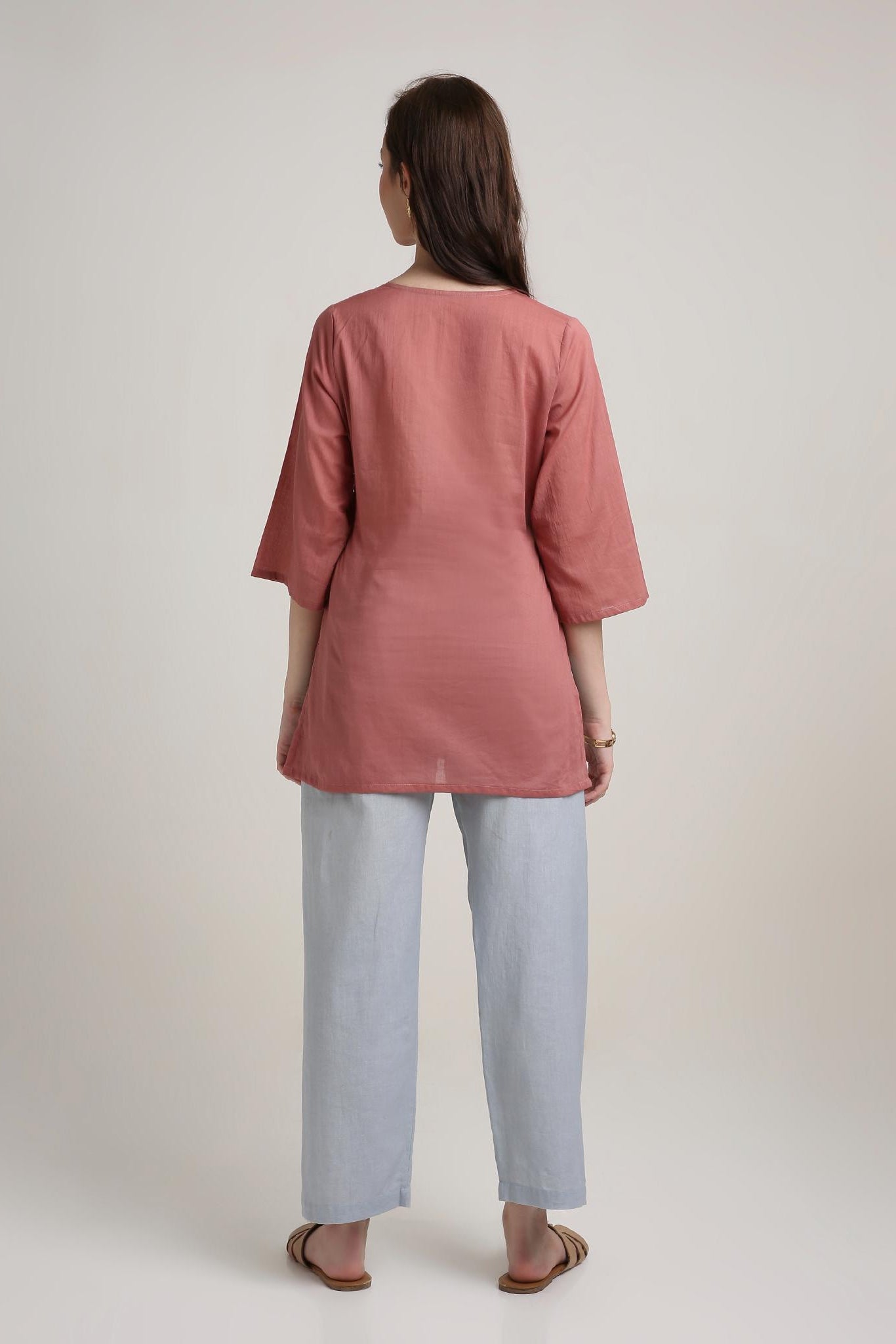 Canyon Rose Tunic Top