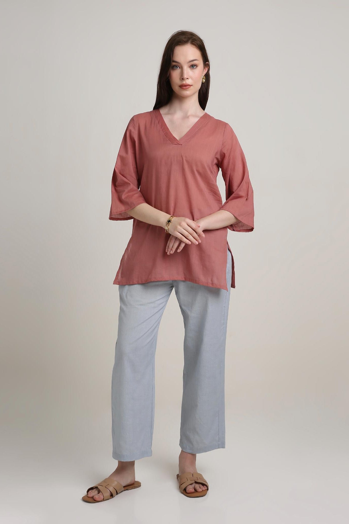 Canyon Rose Tunic Top