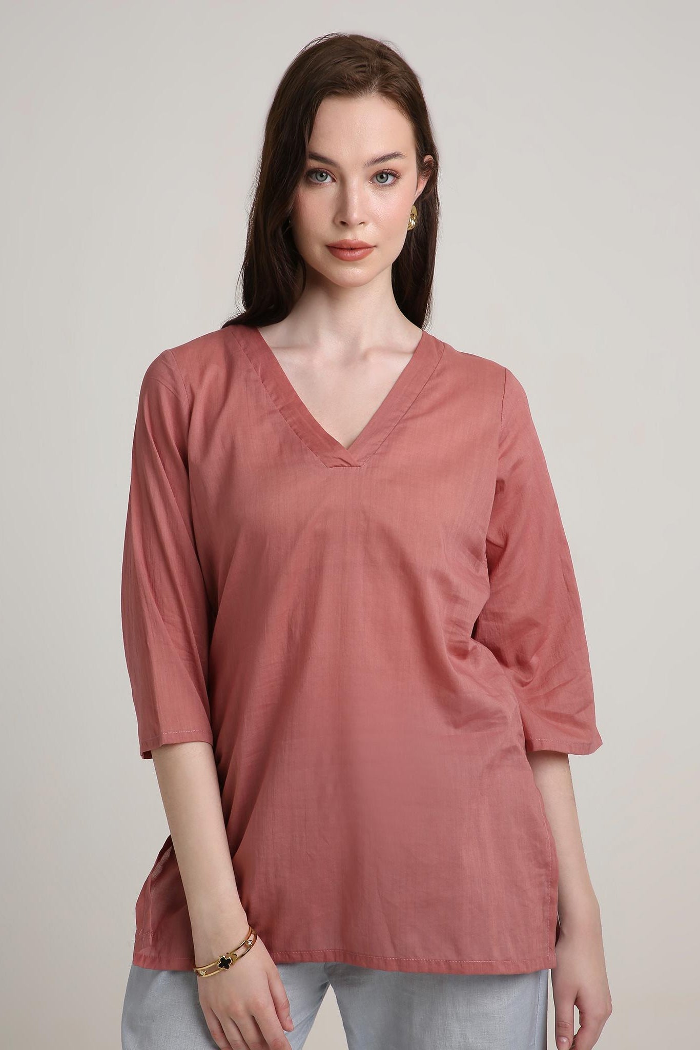 Canyon Rose Tunic Top