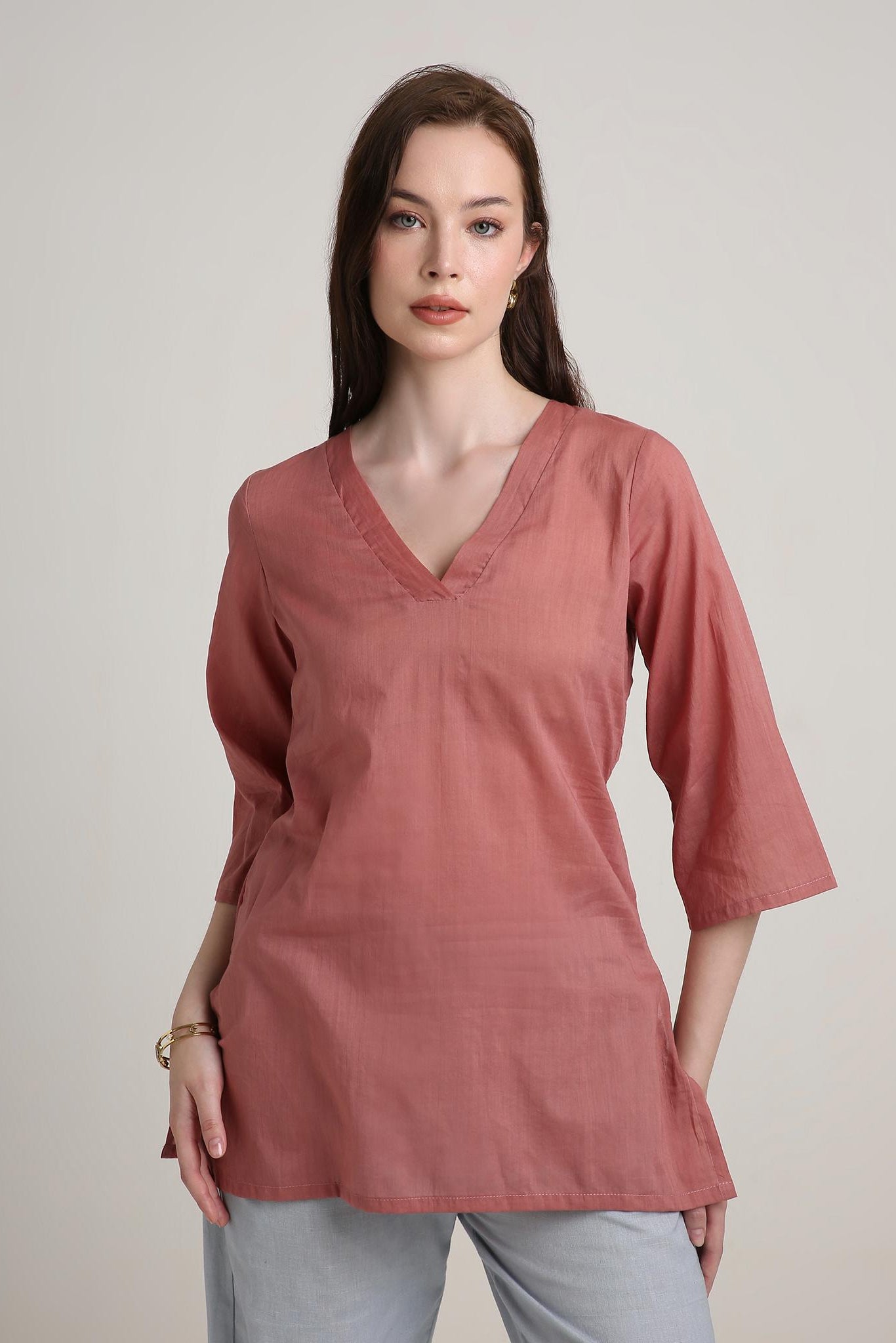 Canyon Rose Tunic Top
