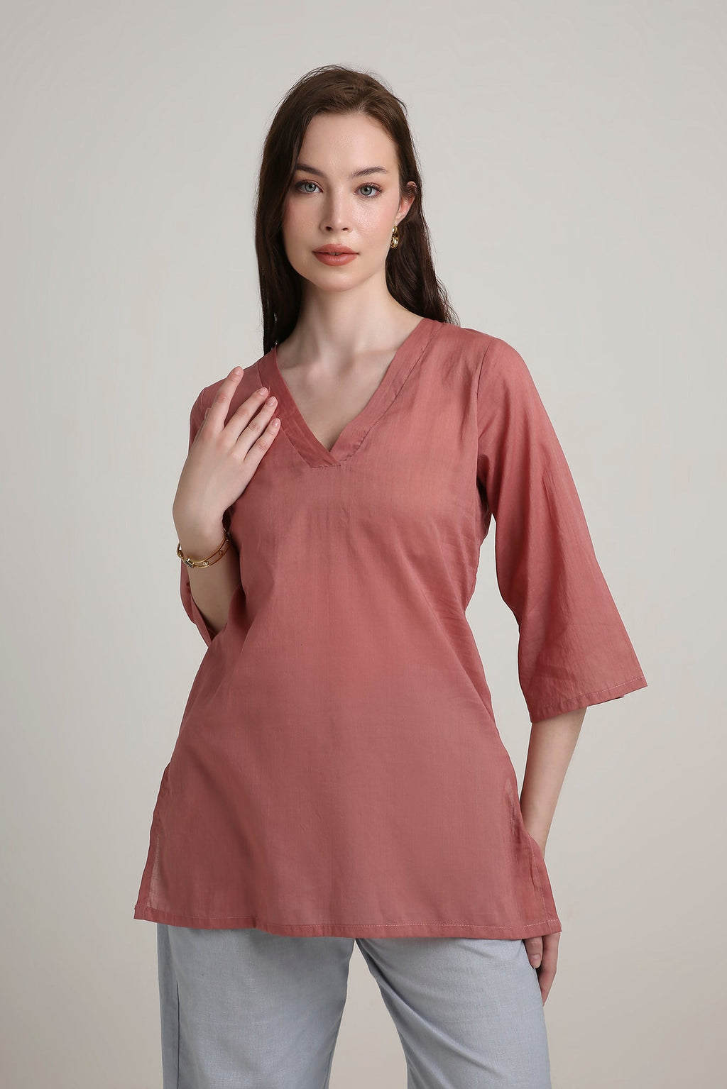 Canyon Rose Tunic Top