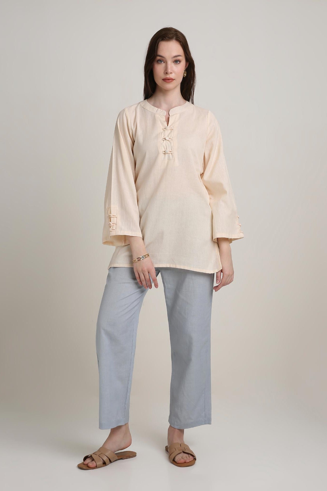 Clay Path Tunic Top