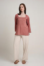 Primrose Bloom Knot Top