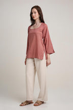 Primrose Bloom Knot Top