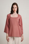 Primrose Bloom Knot Top