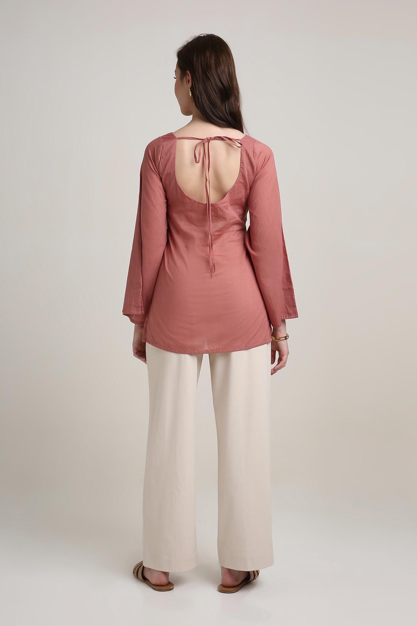 Primrose Bloom Knot Top