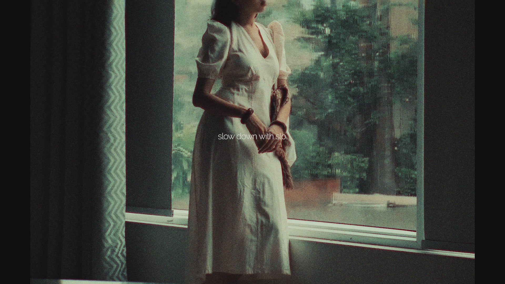 Ivory Loom Midi Dress